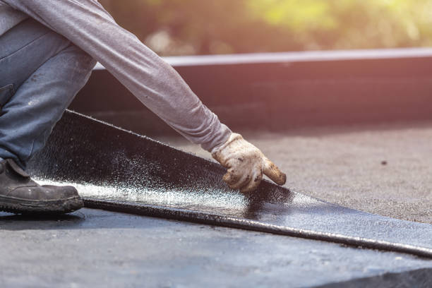 Professional Exterior Waterproofing technician working in Dublin, VA